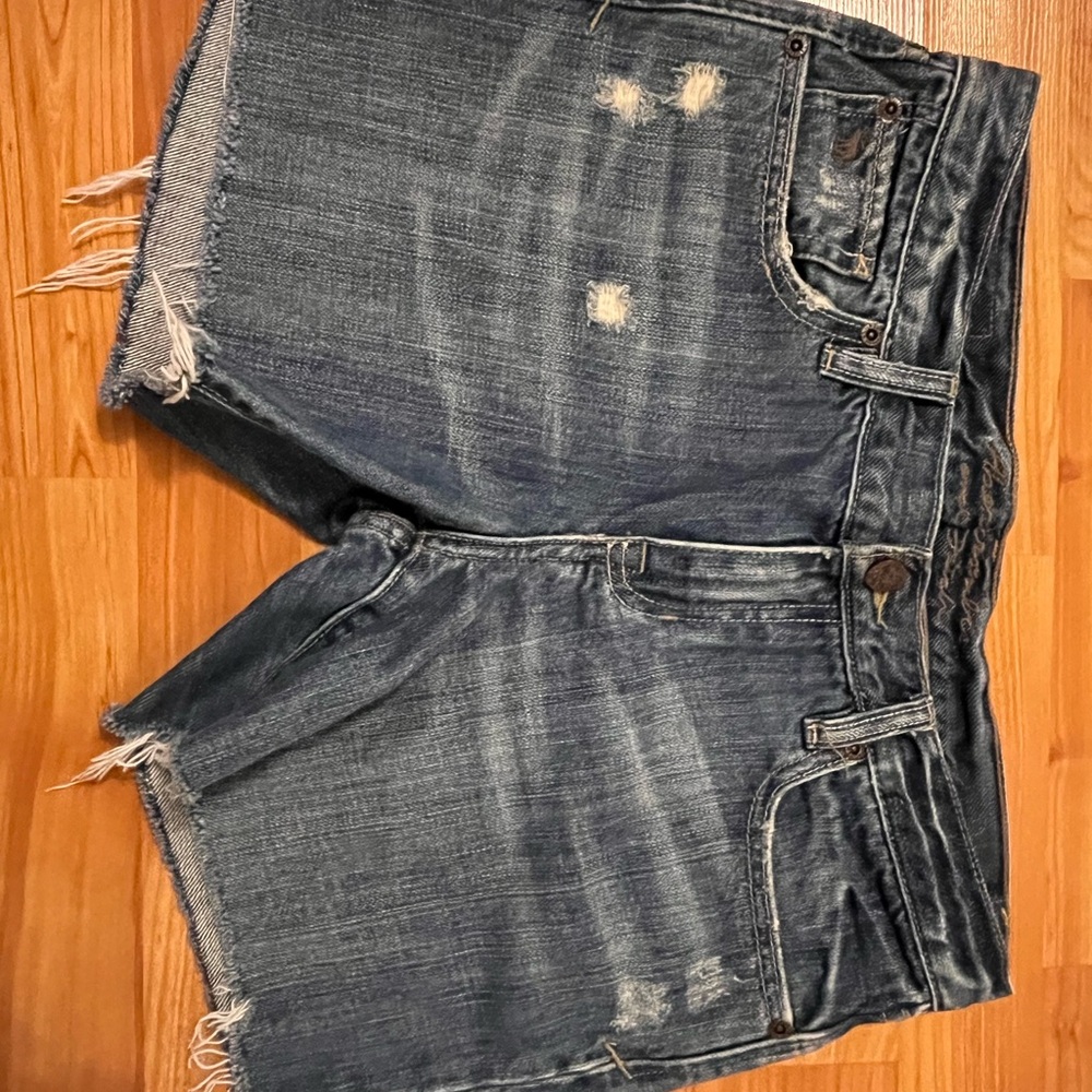 Abercrombie & Fitch Blue Jean Shorts